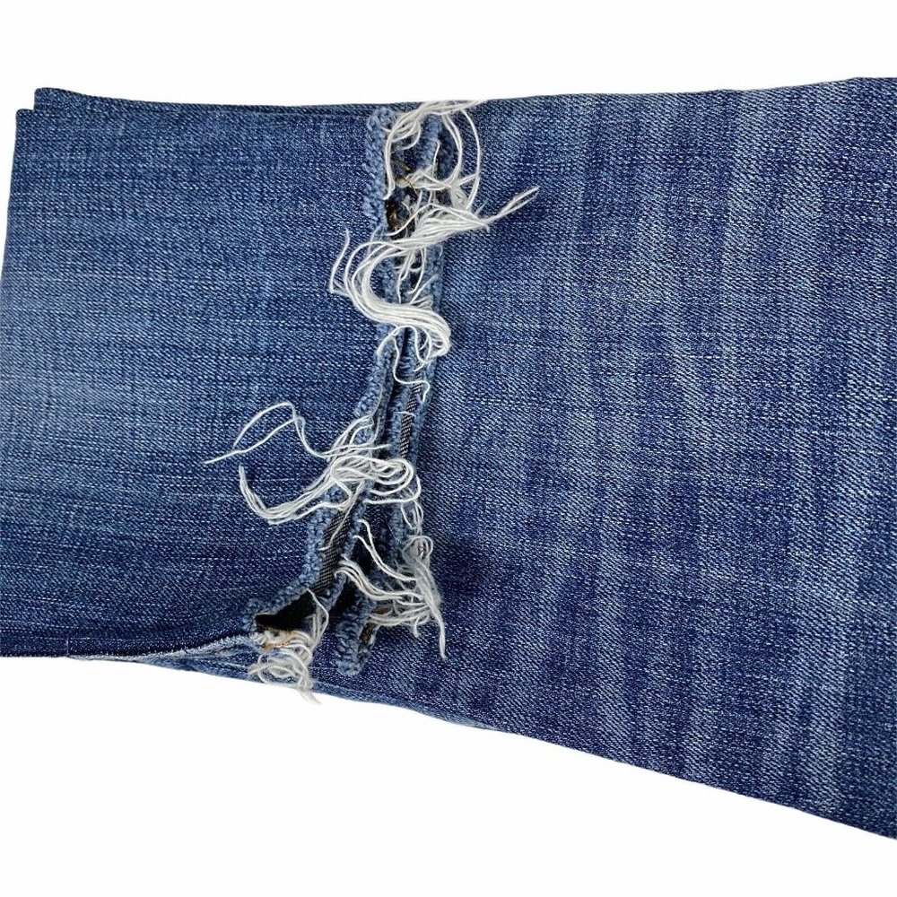 Madewell Jeans 32x32 (fit 32x29) Skinny Raw Hem Shortened Stretch Denim Faded - Picture 8 of 8